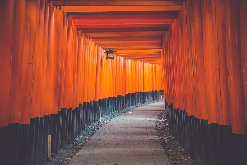 Kyoto, Japan Torii Gate
